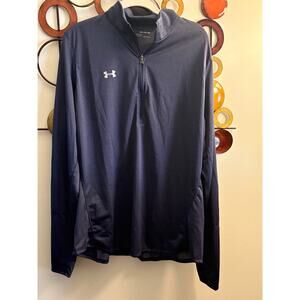 Women’s under Armour 2x navy blue lightweight quarter zip